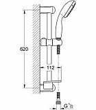 Комплект для ванной Grohe Grohtherm 800 124422