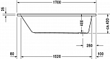 Акриловая ванна Duravit D-Code 170х75 700100000000000