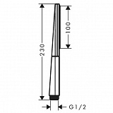 Ручной душ HANSGROHE Rainfinity Baton 100 1jet 26866700