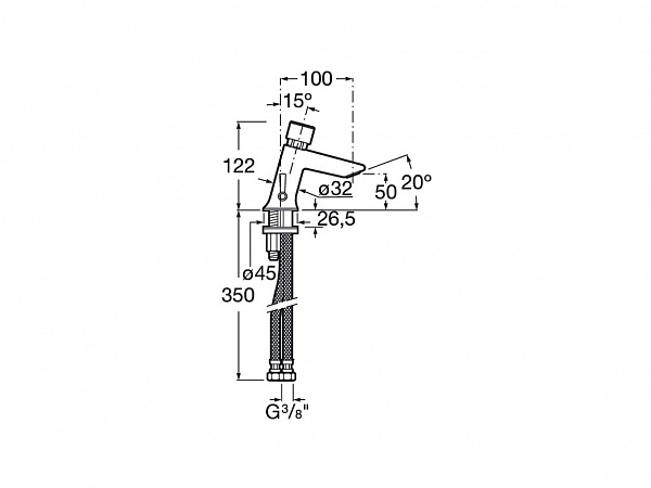 Смеситель Roca Instant для раковины 5A3177C00