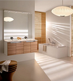 Двойная подвесная раковина-столешница Jacob Delafon Struktura 120х48 см EXF112-00