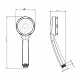 Лейка "Koller Pool" 1 режим SH0533