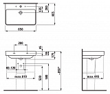 Раковина Laufen Pro S 8.1096.4.000.104.1
