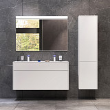 M50AFHX1203WM Inspire V2.0, База под раковину, подвесная, 120 см, 3 ящика, push-to-open, белый матов