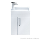 Тумба для ванной комнаты, подвесная, белая, 40 см, Torr, IDDIS, TOR40W1i95. Подходит умывальник 0014000U28
