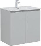 Тумба под раковину Aquanet Алвита new 70 2 дверцы, серый 00303903