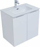 Тумба под раковину Aquanet Алвита New 70 2 дверцы, белый матовый 00303905