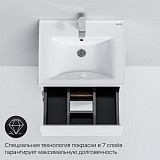 M85AFHX0552WG X-Joy, База под раковину, подвесная, 55 см, 2 ящика, белый глянец