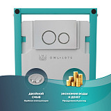 Кнопка смыва Titan Ceramic White для инсталляции Hasvik (Хасвик), ABS пластик