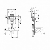 Смывной бачок скрытого монтажа для унитаза Geberit Omega 12 109.050.00.1