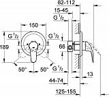 Смеситель для душа Grohe Euroeco 32742000