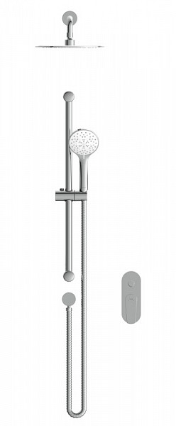 Душевая система MODUO встраиваемая (смеситель стандартный) 5 режимов шланг 150 металл