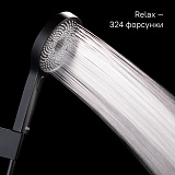 Лейка для душа, черная, SpaHome, IDDIS, SPA3F0Bi18