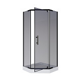 Душ. уголок NG-010-14DT (1000х1000х1950) низкий поддон(13см) стекло ТОНИРОВАННОЕ, 2 места