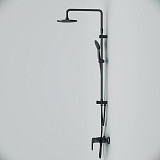 F42890A24 Gem набор 2в1: см-ль д/душа, верхний душ d 220 мм, ручн.душ 110 мм, 1 ф-ция, душевая штанг