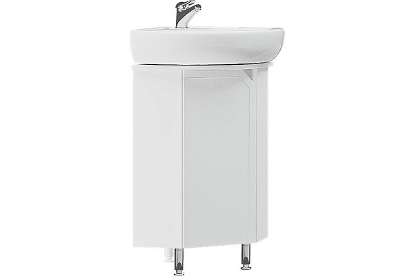 Тумба угловая Corozo Сириус 40 белый SD-00001645