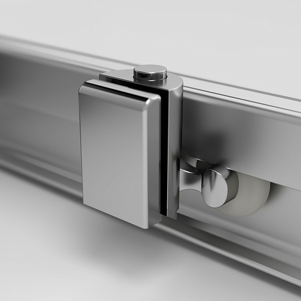 W84G-403-12080-MТ Душевое ограждение Func Square Slide 120х80, мат хром, прозрачное