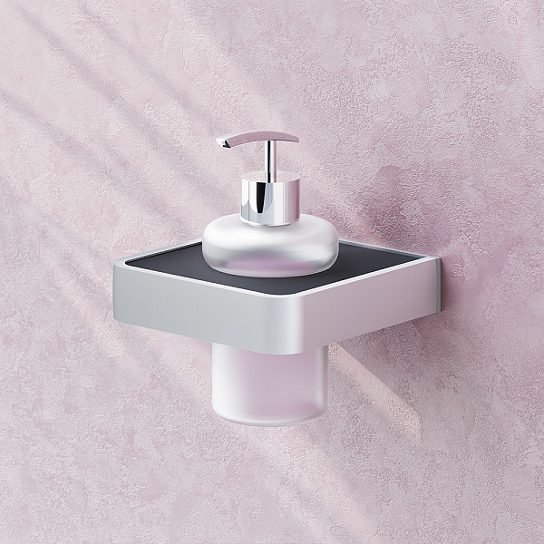 DA7736900 Jupiter Стеклянный диспенсер для жидкого мыла с настенным держателем