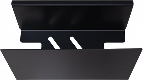 Полка Aquanet Магнум 20x120 черная матовая 00274190