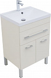 Тумба под раковину Aquanet Верона 60 крем (1 ящик, 2 дверцы) 00304535