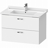 Комплект мебели Duravit тумба XBase + раковина Starck 3 85 см