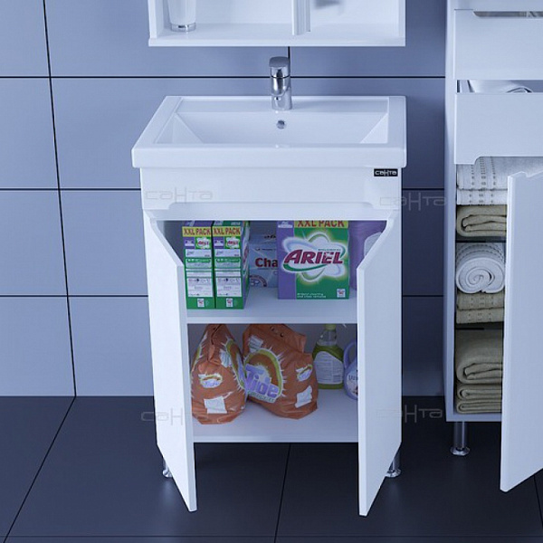 Тумба под раковину Лондон 60 2 дверки Санта 224015