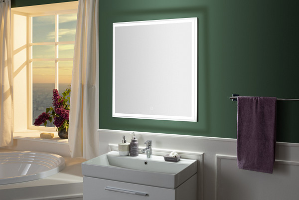 Зеркало Aquanet Nova Lite 75 белый LED 00242271