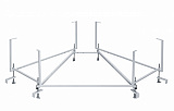 Монтажный комплект к акриловой ванне Канны 150х150 1WH112432 Santek