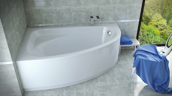 Акриловая ванна Besco Cornea Comfort 150x100 WAC-150-NL Левая
