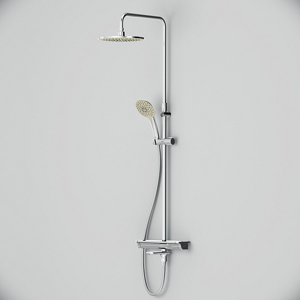 F0770A500 Spirit V2.0 душ.система, набор: смеситель д/ванны/душа с термостатом, верхн. душ d 250 мм,