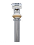 AQM7001-1 Донный клапан AQUAme с переливом, хром