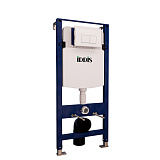 Комплект 2 в 1: инсталляция и клавиша смыва, белая, Optima Home, IDDIS, OPH0000i32K