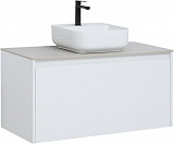 Тумба под раковину Aquanet Nova Lite 100 белый (1 ящик) 00242580