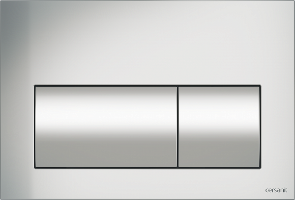 Клавиша PRESTO для инсталляций Cersanit LINK PRO/VECTOR/LINK/HI-TEC пластик хром матовый P-BU-PRE/Cm