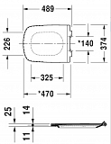 Крышка-сиденье Duravit DuraStyle 0060590000 с микролифтом