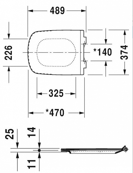 Крышка-сиденье Duravit DuraStyle 0060590000 с микролифтом