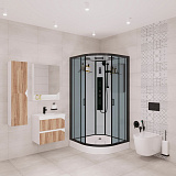 Душевая кабина Niagara Premium 100х100х210 NG- 6902-01G BLACK