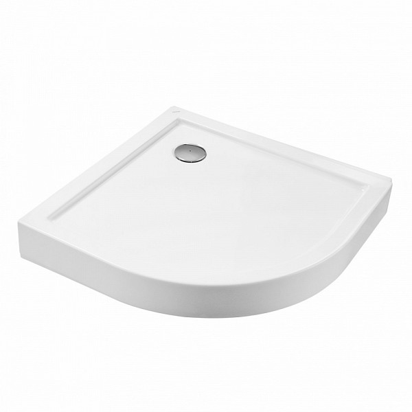 Душевой поддон Santek Палермо 90х90 четверть круга белый 1WH302478