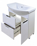 Тумба Emmy Милли 80 с раковиной Балтика (Правый)