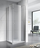 Душевое ограждение Azario NORTON 1000х1000х1950, без поддона, толщина стекла 6 мм, покрытие Easy Clean