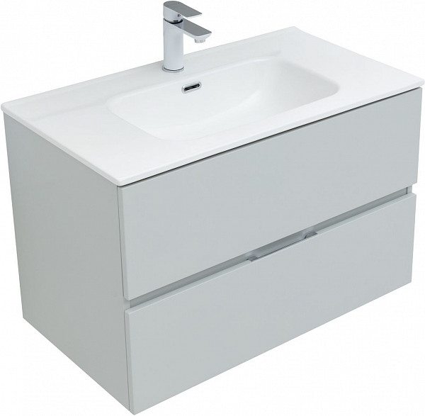 Мебель для ванной Aquanet Алвита New 80 2 ящика, серый 00274204