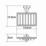 Мыльница решетка Wasserkraft Aller K-1169