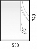 Зеркало-шкаф Corozo Ультра Флора 55/С белый SD-00000301