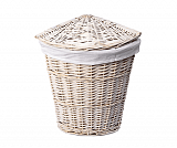 Плетеная корзина для белья с крышкой Wasserkraft Vils WB-560-L