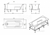 Акриловая ванна Roca Genova 160x70 ZRU9302973