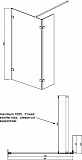 Душевая перегородка Ambassador Waik-in 15031105