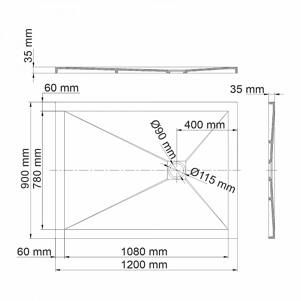 10T07 Душевые поддоны Wasserkraft