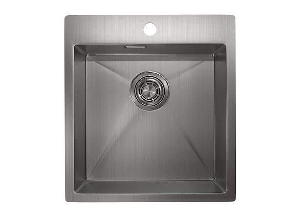 4600, СТАЛЬ САТИН, стальная кухонная мойка