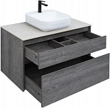 Тумба под раковину Aquanet Nova Lite 90 дуб рошелье (2 ящика) 00242267
