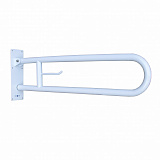 Поручень полукруглый для людей с огр. Возможностями 600 мм белый, сталь F, шт